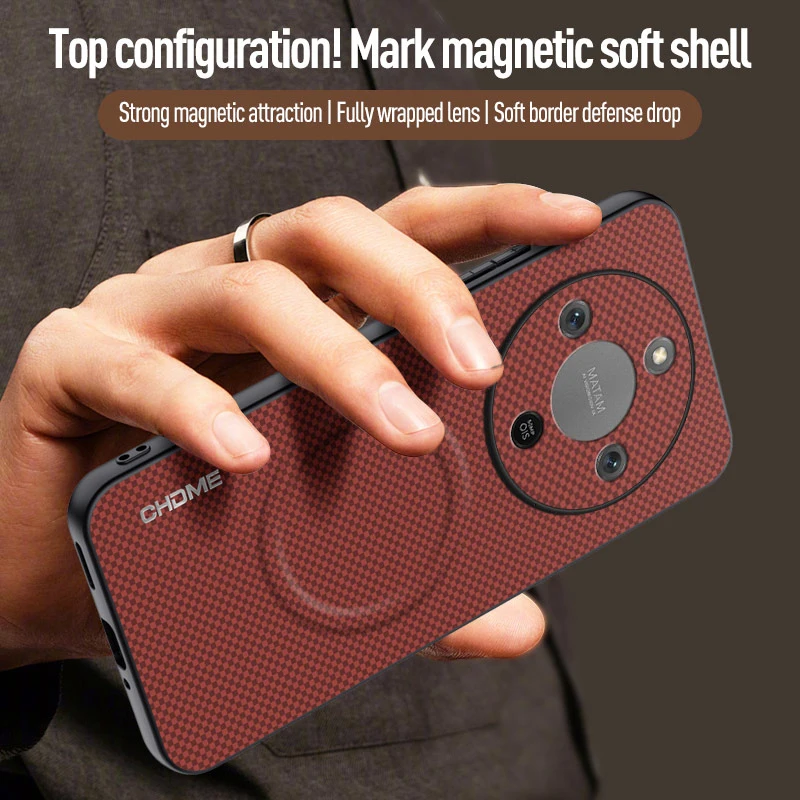 Luxury Car Magnetic Holder Shockproof Phone Case - Silicone Protective Back Cover