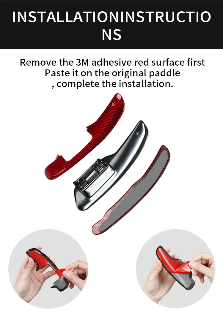 2023 T-carbon Replacement Steering Wheel Paddle Shifter Fit For Corvette C8 Shifting Paddles Carbon Fiber Auto Accessories