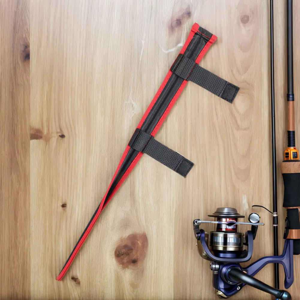 Portable Foldable Fishing Rod Tip Protective Cover Pole Tip Guard Sleeve Cap Fishing Rod Protective Sleeve Fishing Accessories