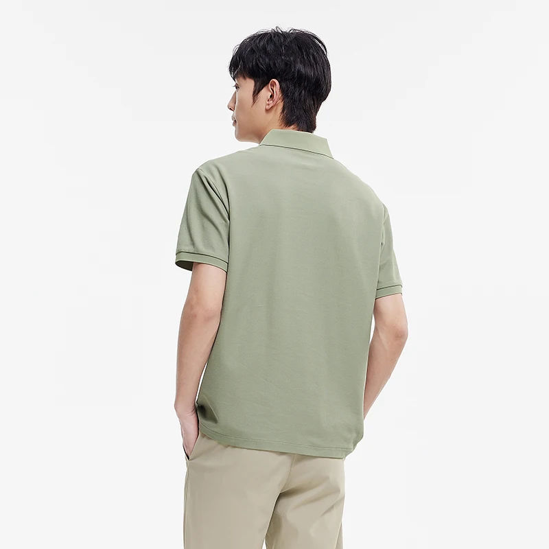 Polo Semir da uomo con raffreddamento ad asciugatura rapida tinta unita 2025 estate nuova maglietta casual da pendolare da ufficio a maniche corte - immagine 6