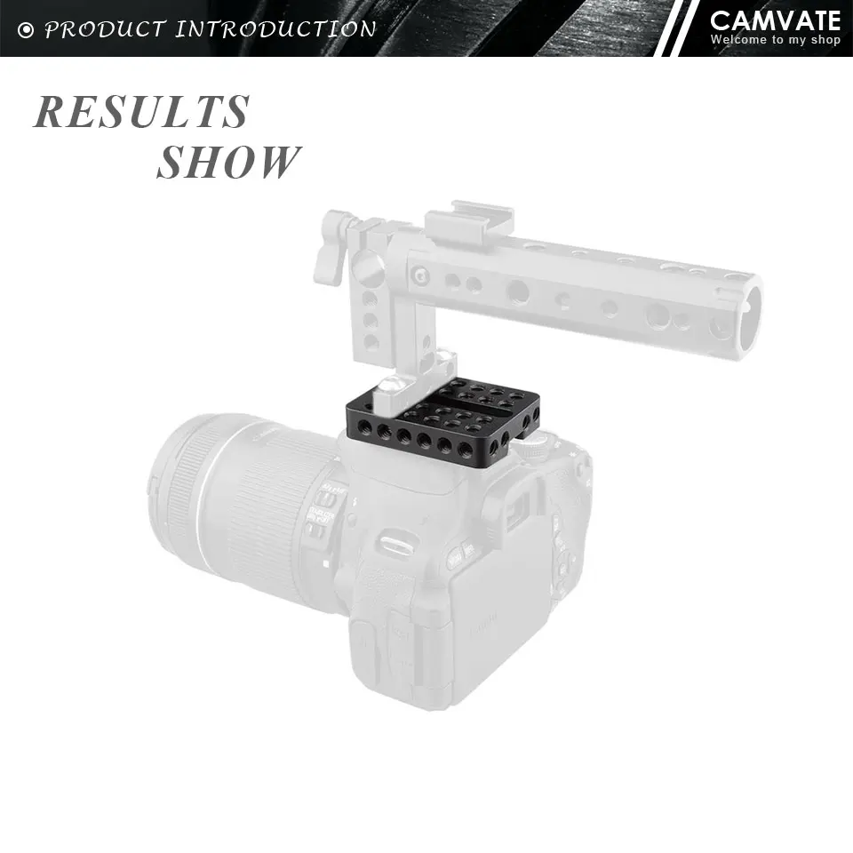 Top Mounting Plate For Canon 60D/70D/50D/40D/7DMarkII/5DMarkII/5DMarkIII/Nikon