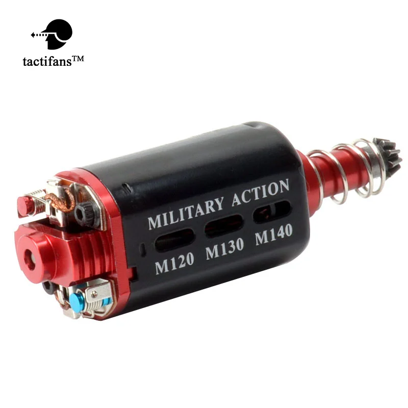 Tactifans High Speed AEG Motor Long/Short Axis Motor Gear For AK M16/M4/MP5/G3/P90 AEGSeries Fits For M120 M130 M140 Spring