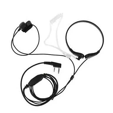 

Throat Mic Earpiece Headset Finger For Baofeng UV5R 888s Radio Walkie Talkie