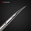 STALEKS SE-20-2 Nail Scissors High Quality Stainless Steel Elbow Eyebrow Scissors Profession Trim Nose Hair Makeup Tool 2