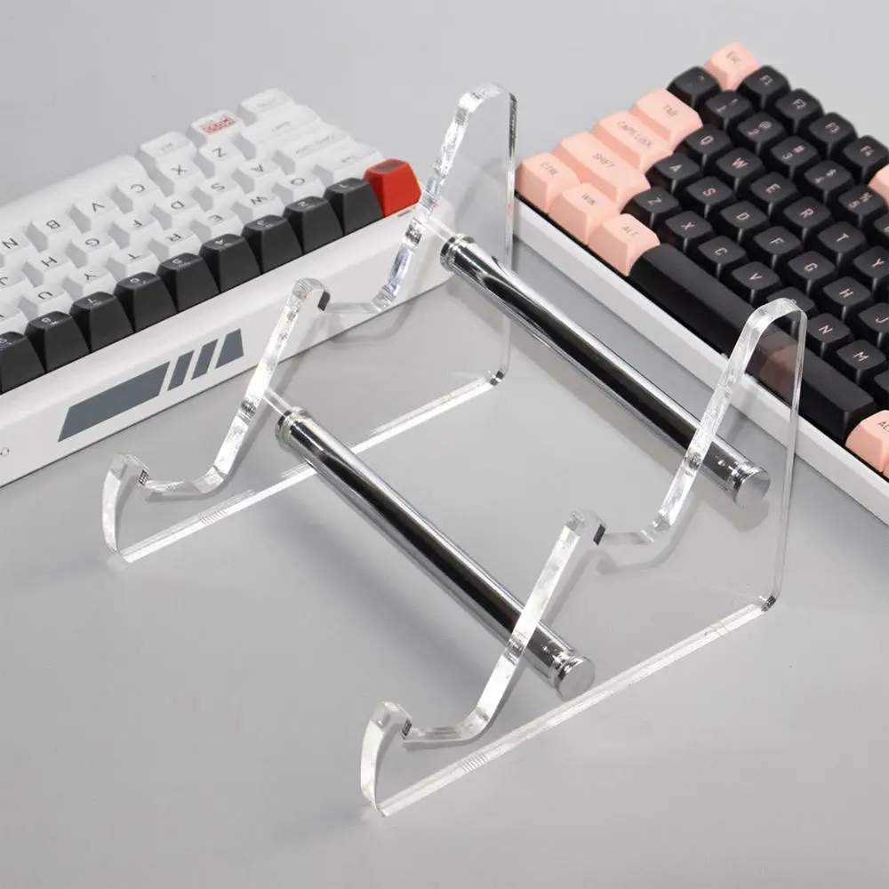 Description Picture 6 of itemKeyboard Display Stand Transparent Acrylic Keyboard Stand for Computer Mechanical Keyboard holder layer Rack keyboard tray