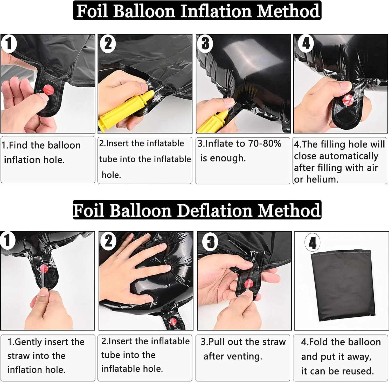40 Zoll Schwarze Große Zahlen 16/18/21/30/40/50/60 Jahre Set mit Glitzer-Latexballons für Erwachsene Männer Geburtstagsdekoration – Detail 34
