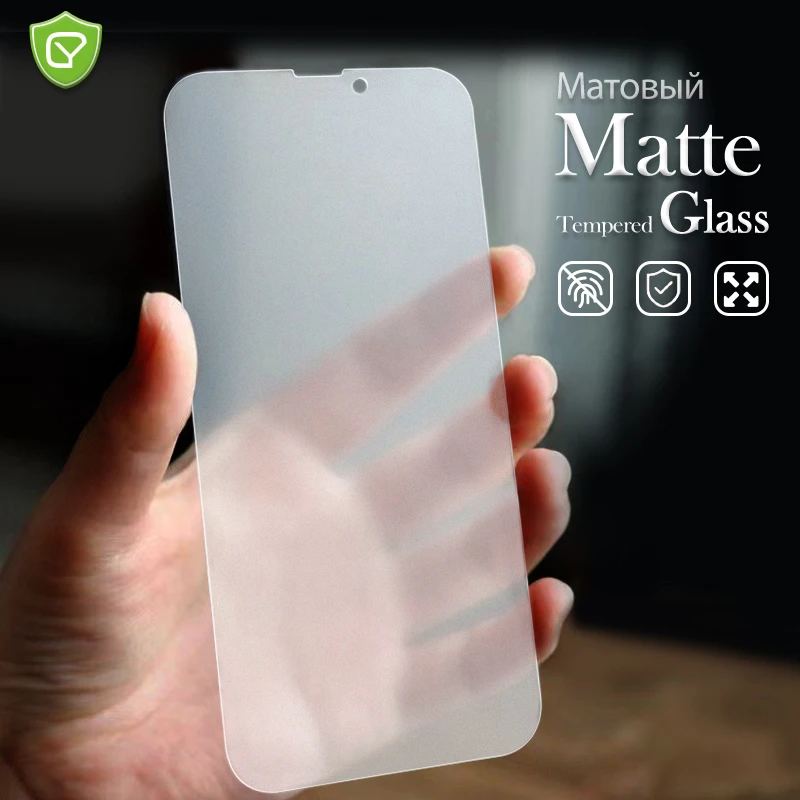 de pantalla de vidrio mate para iphone, accesorios de vidrio para modelos 13, 12, 11 pro max, mini SE3 7, 8 plus, 3 unidad|matte glass|glass for iphone 5sglass for -