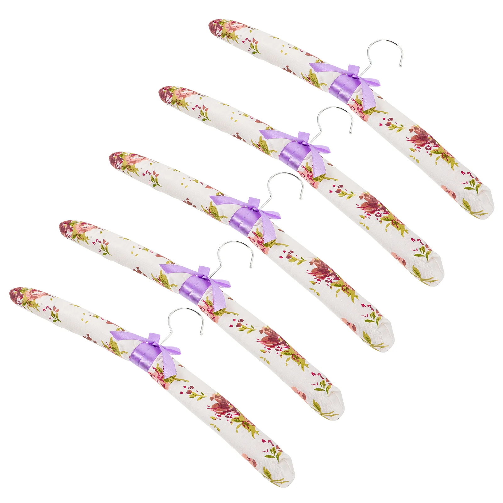 

5pcs Clothes Hangers Sponge Padded Hangers Dress Hangers Dress Sponge Hangers