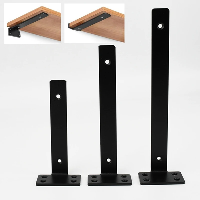 Heavy Duty Cast Iron Shelves Brackets Floating Shelf Brackets 4MM Thicked Invisible L For Shelves Support shelf support folding shelf bracket shelf bracket