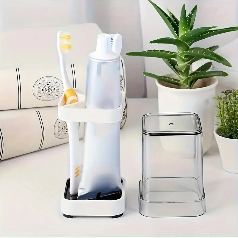 Toothbrush and toothpaste storage rack simple mouthwash cup wash cup 1pc