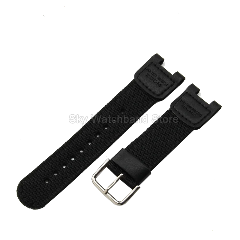 Casio Lightweight Breathable Nylon Watch Band with Concave Interface - Durable