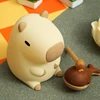 Cute Capybara silicone lamp animal gift USB Rechargeable touch bedside sleeping light Decorative nightlight for children's room 3