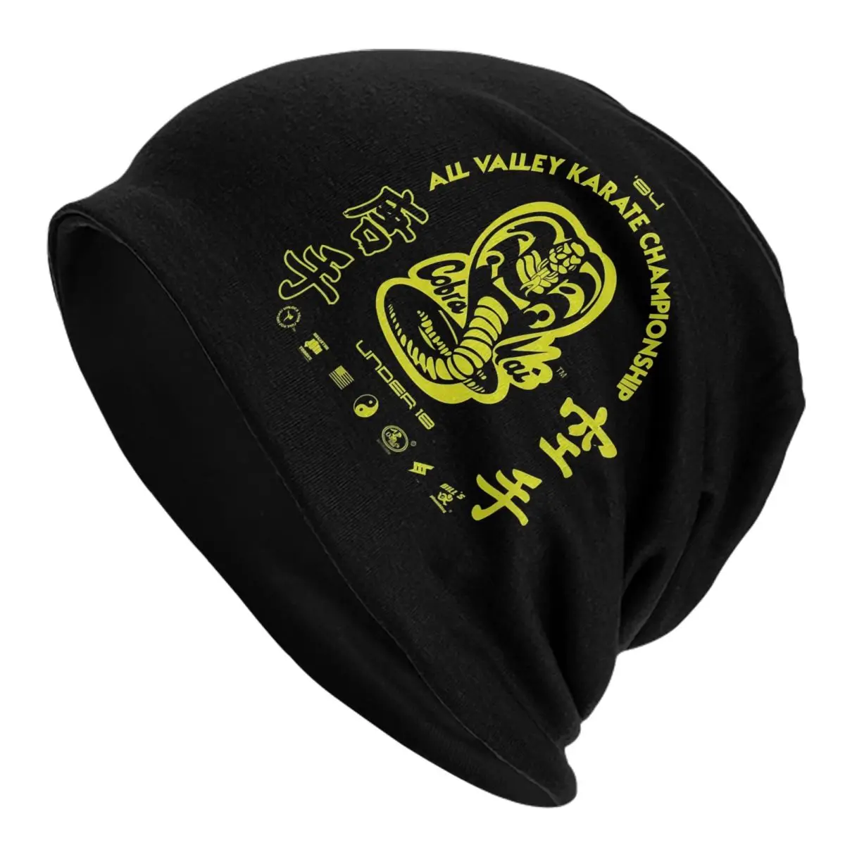 

80s Miyagi Movie The Karate Kid Bonnet Hat Cool Street Skullies Beanies Hat Cobra Kai for Men Women Warm Dual-use Caps