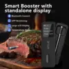 Bluetooth Wireless Meat Thermometer with Waterproof Probe, Digital LCD Display for Cooking, Oven, BBQ, Grill, and Smoker 2
