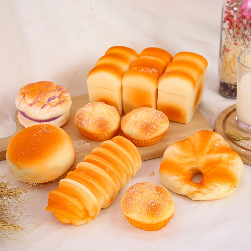 Artificial Bread Doughnuts Simulation Donut Fake Cake Bakery Room Photography Props Window Decoration Wedding Party Home Decor food model food photography props kitchen food toys bread food model donut photography props