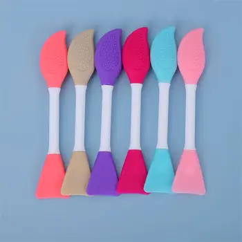 Double-Ended Silicone Face Mask Brush,Facial Cleansing Brush Premium Soft Facial Masks Other Skin Care Applicator Tool for Cream - Thumbnail 4