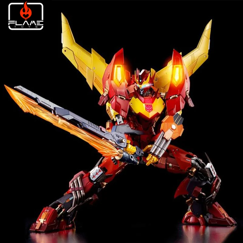 

Flame Toys Kuro Kara Kuri Transformers Rodimus Prime Ver Idw Action Figure High Quality Collectible Robot Toys Models Kids Gift