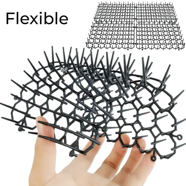 Garden Anti-Cat Prickle Mat Repellent Scat Mats Strips Spikes Straps Deterrent Keep Cat Dog Away Digging Pet Supplies 1pc 2