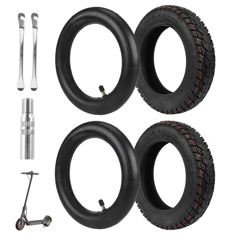 ulip (2-Set) 10x2-6.1 Scooter Tire with Inner Tube 10 inch Inflated Ti –  Ulip store