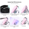 BORN PRTTY Nail Art Nail Gel Rhinestone Glue Gel For Sticky Drill Super Adhesive Crystal Gems Jewelry Decor UV Nail Polish Gel 6