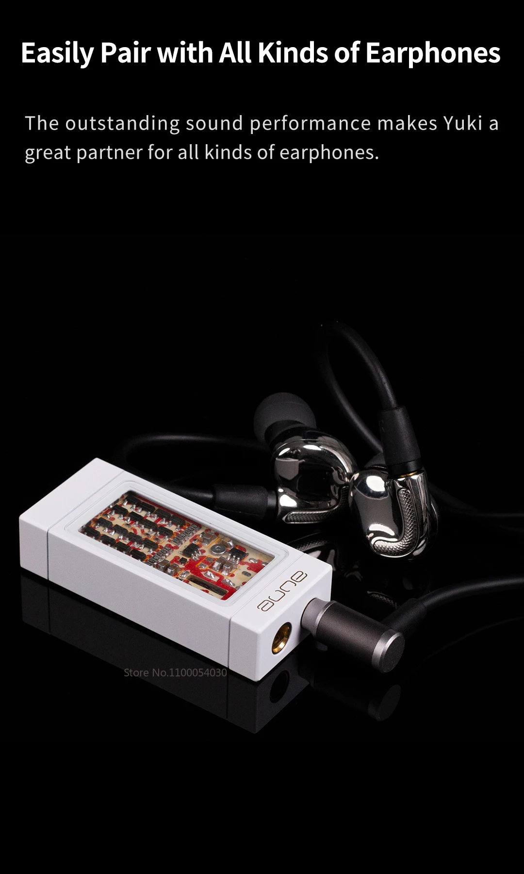 アンプ yuki ao aune audio YUKI ポータブル DAC アンプ ヘッドホンアンプ DAC