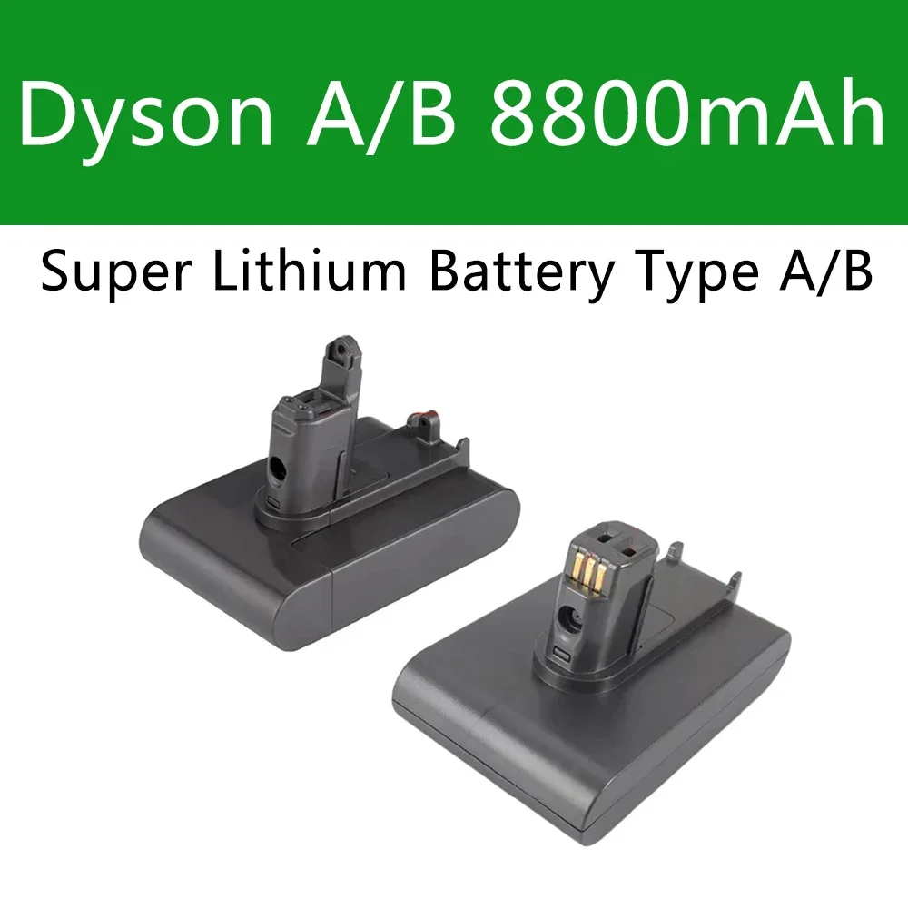

Dyson 22.2V 8800mAh Fit TypeA or B Li-ion Vacuum Battery for Dyson DC35 DC45 DC31 DC34 DC44 DC31 Animal DC35 Animal