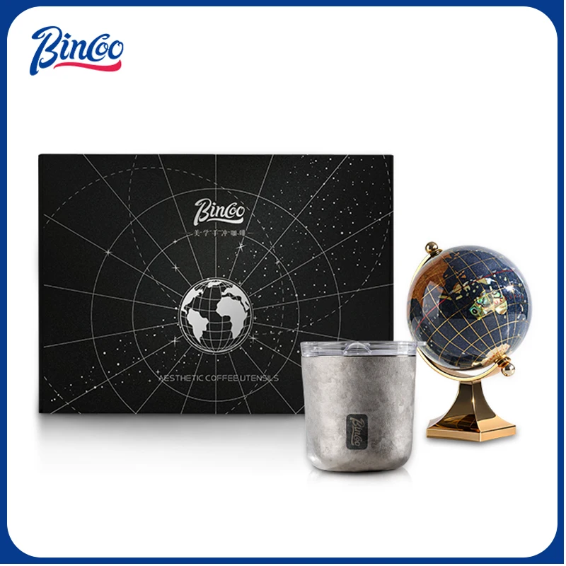 كوب قهوة حراري من التيتانيوم من بينكو، طقم هدايا ف...