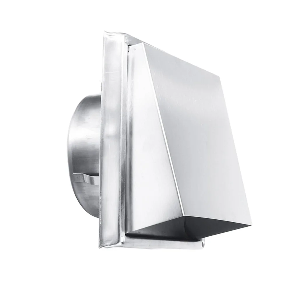Parede de e Teto Air Vent Impermeável Vents Cap Grelha de Ventilação 125 mm 150 mm Aço Inoxidável