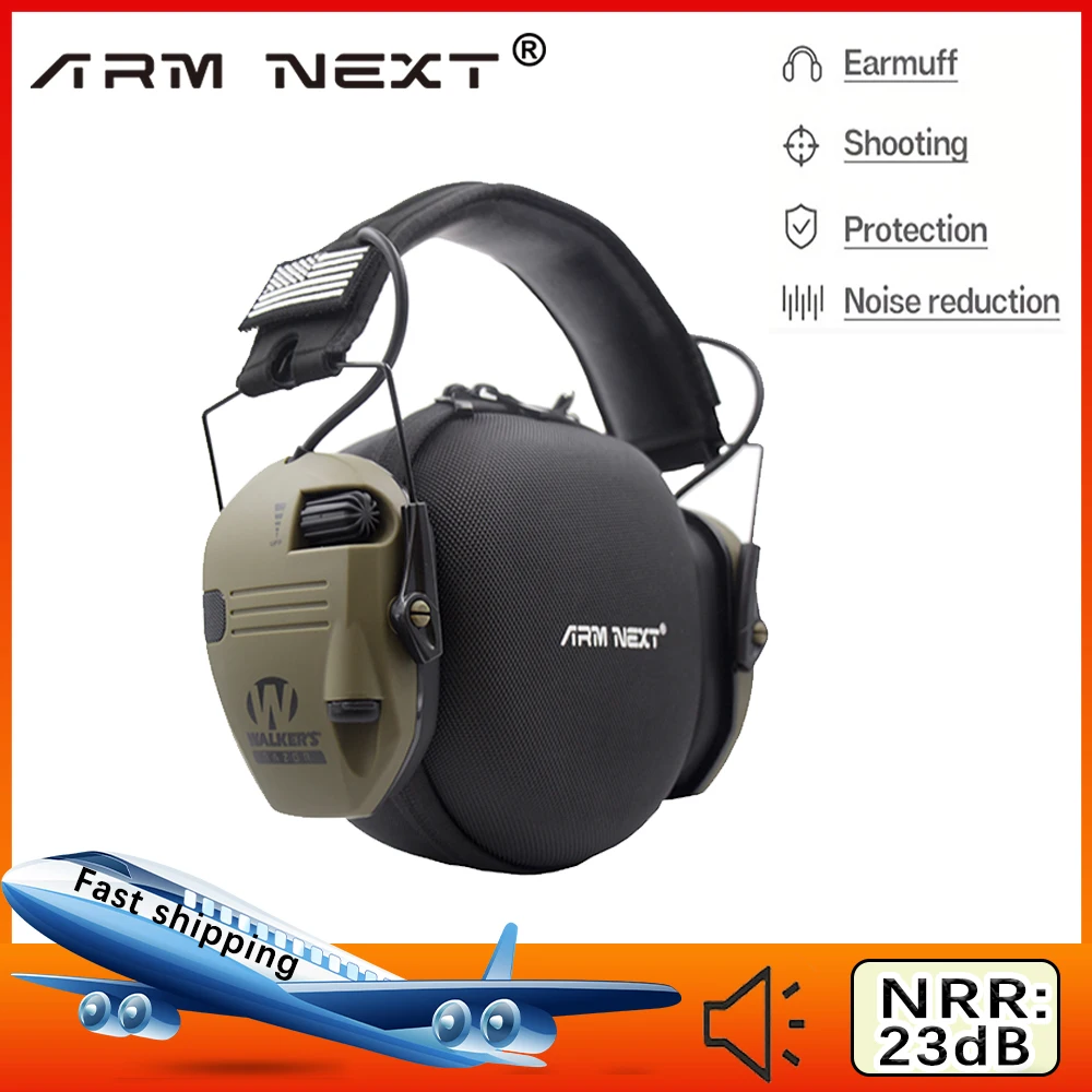 

New Electronic Shooting Earmuffs Sound Pickup and Noise Reduction Tactical Hunting Hearing Protection Headset,Fast Shipping