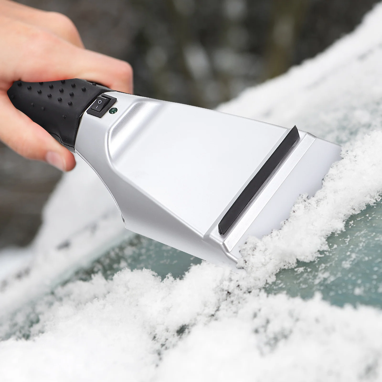 

Windshield Snow Cars Electric Powered Metal Element Ice Removing Tool