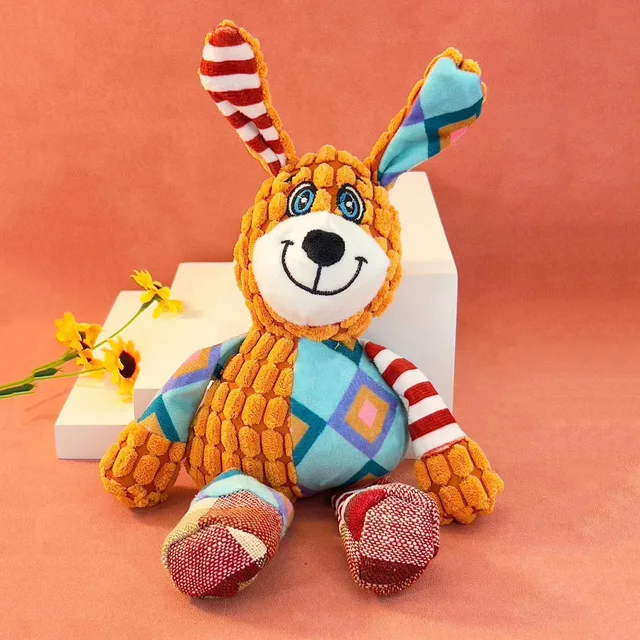 New Pet Toy Dog Interactive Plush Toys Bite Grinding Teeth Clean Teeth Bite Resistant Vocal Animals Pet Plush Toy Supplies 4