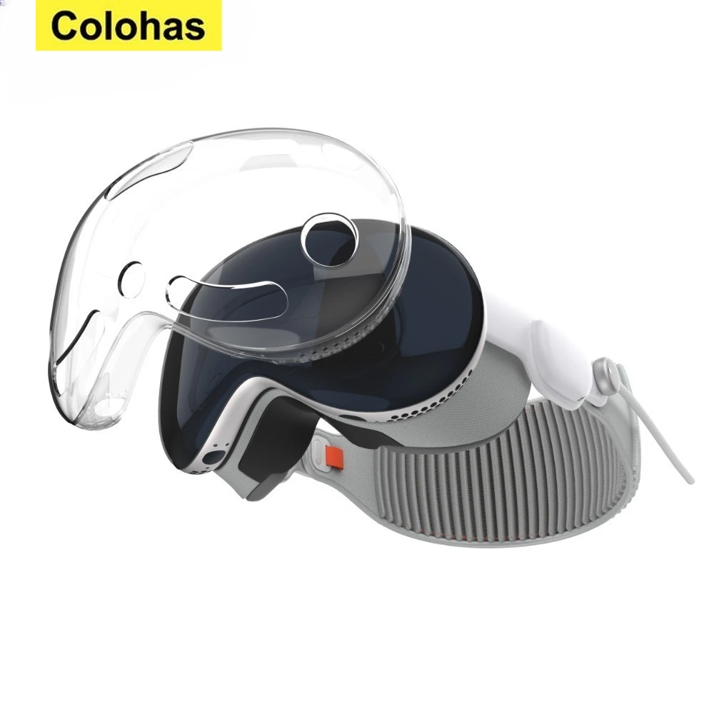 Custodia Protettiva Per Casco Vr Custodia Protettiva Antiurto Per Pc + Tpu Per Cuffie Vision Pro Vr 2024 Accessori Per Custodia Apple Vision Pro