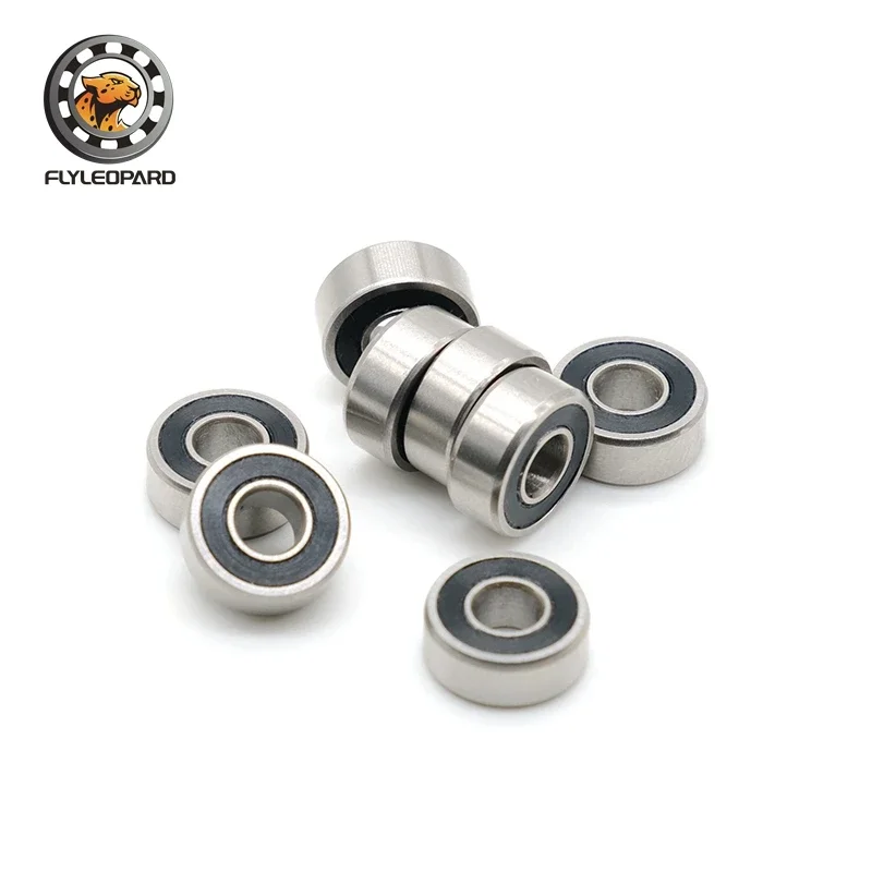 Bearing 10PCS 684RS ABEC-7 4x9x4 mm Hobby Electric RC Car Truck Ball Bearings Black Sealed 684-2RS 684 RS 2RS