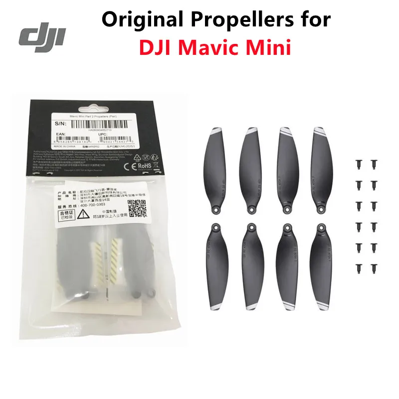 2 Pairs Original DJI Mavic Mini Propellers Replacement Spare Parts For