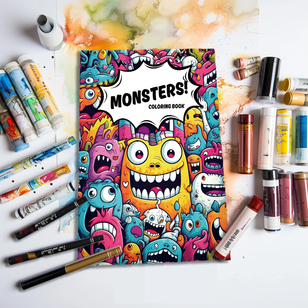 1pc,Adult Coloring Book,Teenagers Coloring Book,25 Different Patterns,100gsm Thick Paper,Stress Relief,Birthday Gift 3