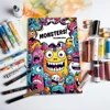 1pc,Adult Coloring Book,Teenagers Coloring Book,25 Different Patterns,100gsm Thick Paper,Stress Relief,Birthday Gift 3