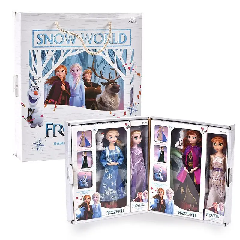 Luchtvaartmaatschappijen ergens paneel Disney Frozen 2 Prinses Elsa Anna Poppen Sets Model Poppen Collection  Christmas Verjaardagscadeau Voor Kinderen Jongens Meisjes|null| - AliExpress