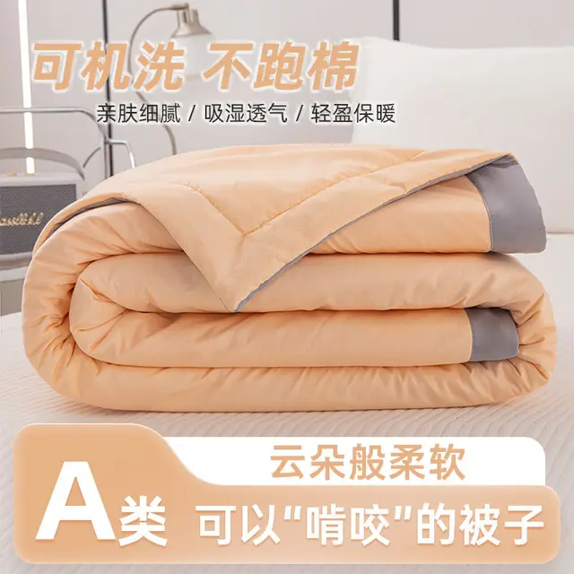 Couette légère en duvet de coton, plumes rafraîchissantes, pour temps chaud, couette fine d'été en coton biologique 5