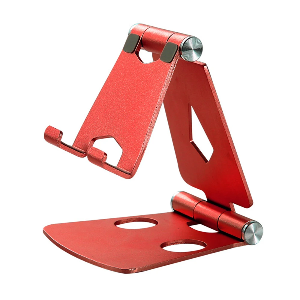 Aluminum Mobile Phone Tablet Portable Adjustable Stand Desktop Folding Lazy Stand 1PC