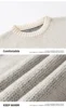 Retro Print Pattern Sweater Men's Women Autumn Winter Warm Pullover Sweater Round Neck Knit Sweater Soft 5