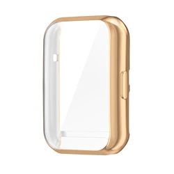 Enhanced TPU Case Cover with Soft Screen Protector - All - Around Anti - Scratch Protection for Huawei Fit new se (Rose gold)