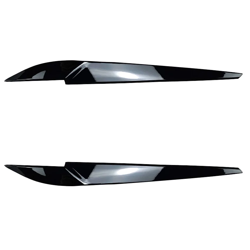 

1Pair Car Front Headlights Eyebrow Eyelids Trim Cover For BMW X5 X6 F15 F16 2014 2015 2016 2017 2018 Car Stickers Eyelids Trim