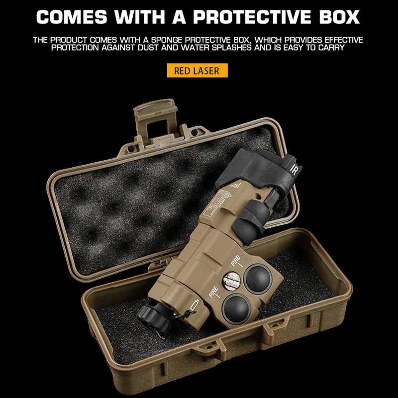 Flashlight With Laser Airsoft Tactical Aiming Accessories IR Illumination Dual Function Pressure Switch laser sight tactical flashlight pressure switch