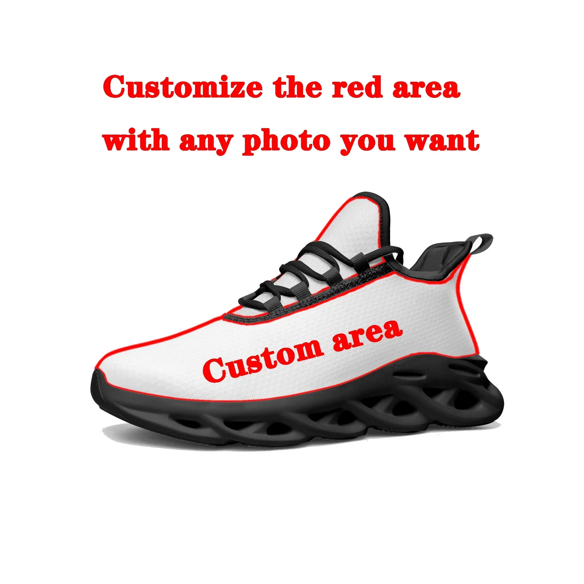 Custom Sports Shoes Mens Womens Teenager Kids Children Casual Sneakers High Quality Couple Sneaker Custom Made Shoe Black White