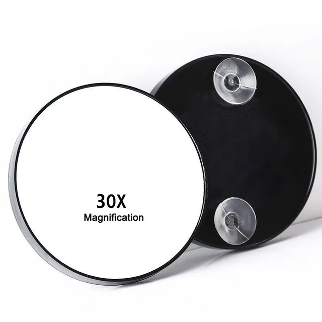 Miroir de grossissement avec aspiration Chi 10x20x30x fois, outil de grossissement des points noirs, élimine l'acné, les pores de la peau, HOMakeup 6