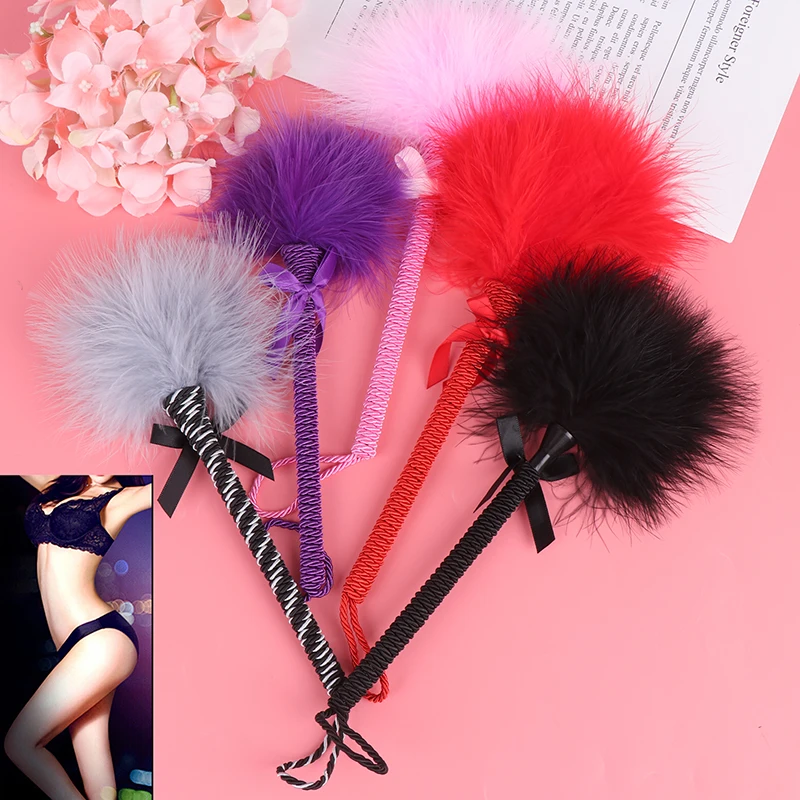 Flirting Feather Tickler Crop Whip Flirt Couple Game Toy Roleplay Sexy Spanking