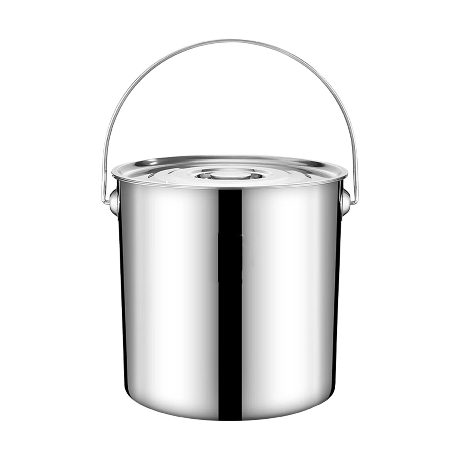 Stainless Steel Stock Pot – Large Capacity Saucepan with Lid for Soup & Stew 6
