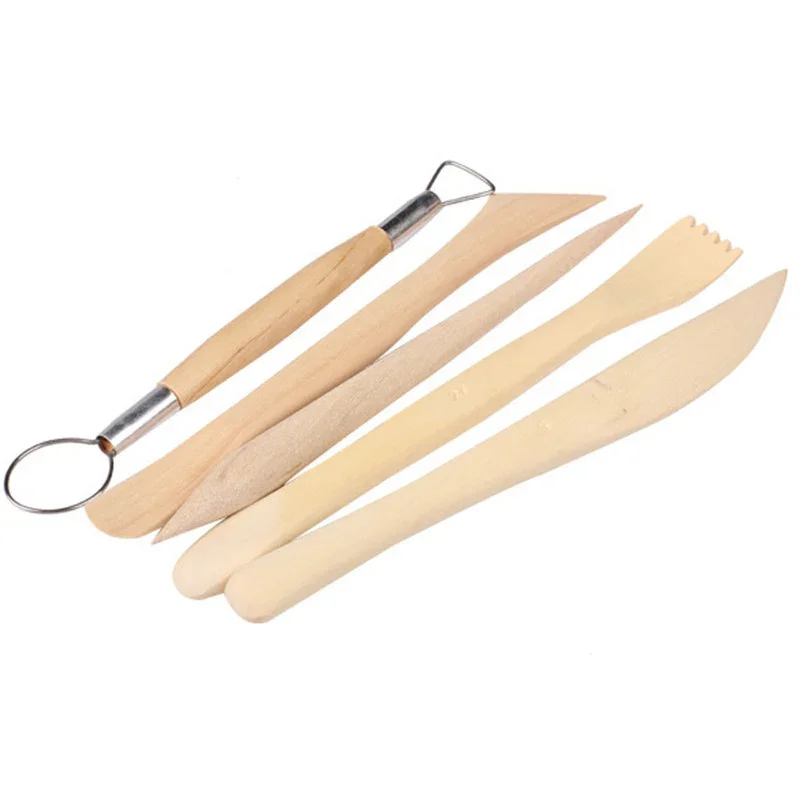 5pcs/Set 6inch Sculpting Clay Sculpture Tools Set Wax Carving Shapers Clay Craft Polymer