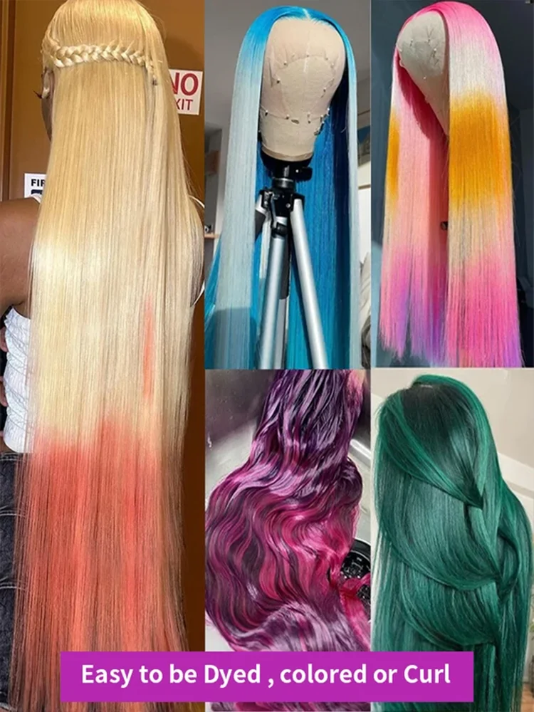 uper Thick 250 Density 613 Straight Wig 13x4 HD Lace Front Virgin Hair Wig Natural Hairline Heat Resistant