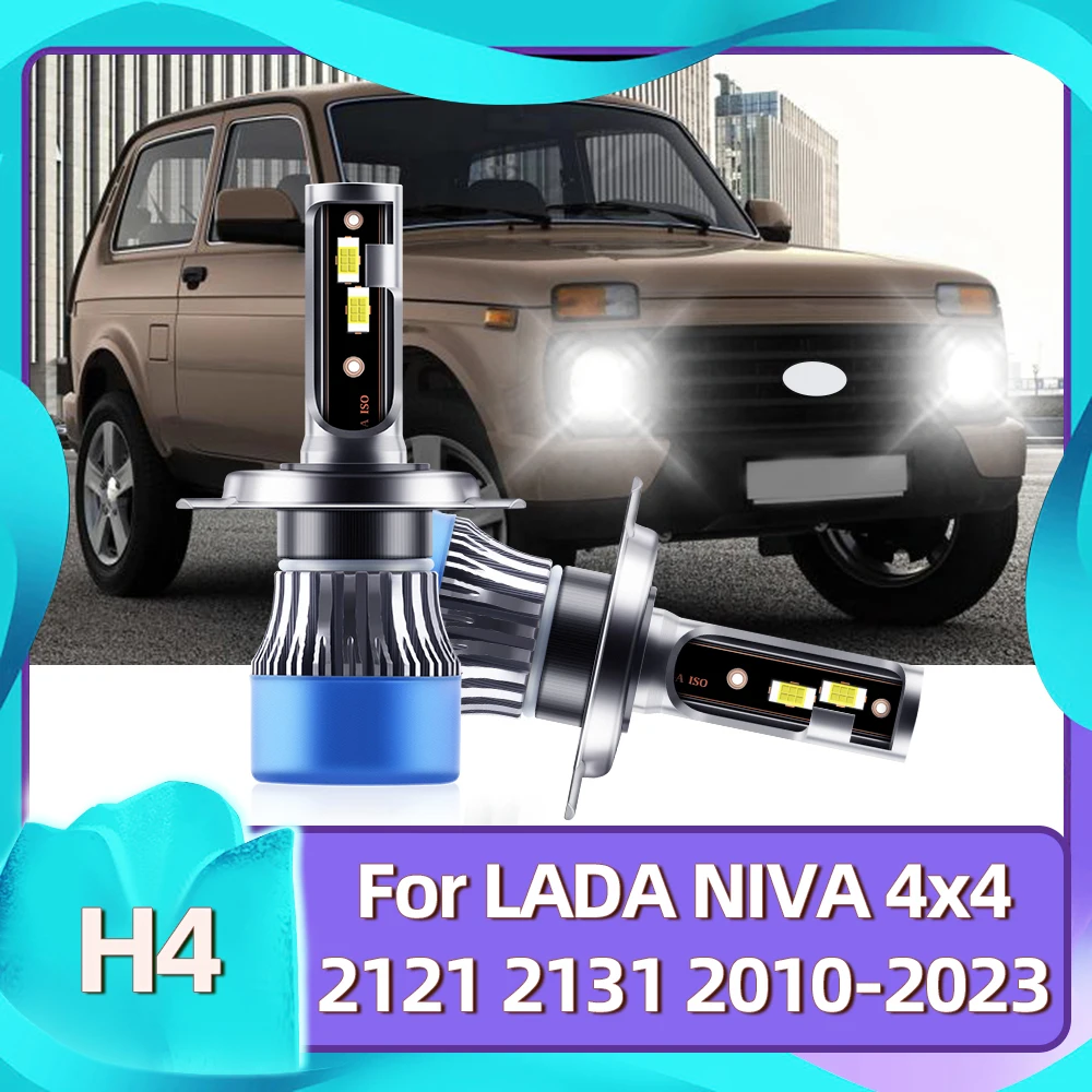 

Roadsun 2PCS H4 LED Bulbs For LADA NIVA 4x4 2121 2131 Car Headlights Lamp 2010 to 2015 2016 2017 2018 2019 2020 2021 2022 2023